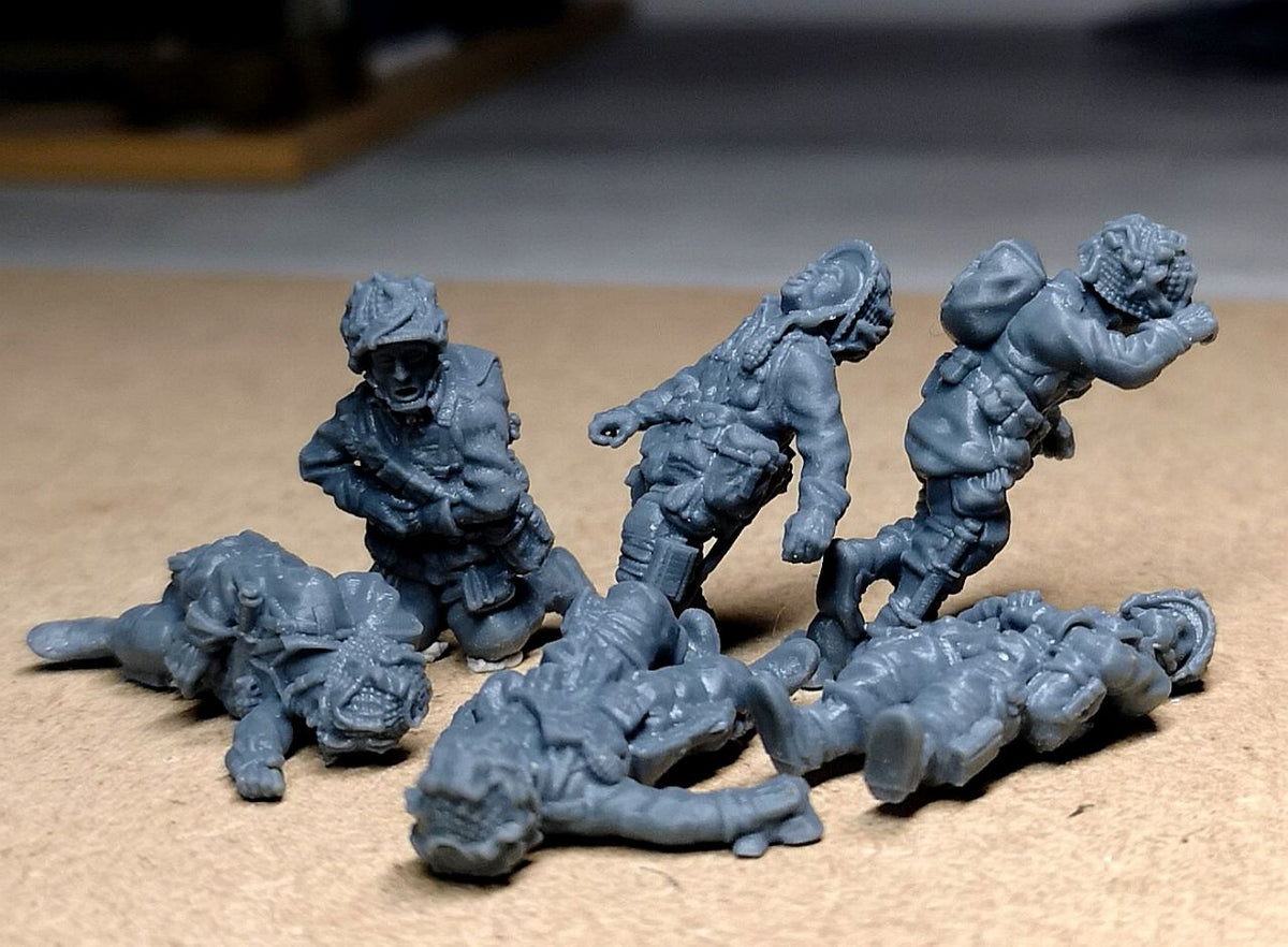 Col. Muller US Paratroopers Casualties Set 1