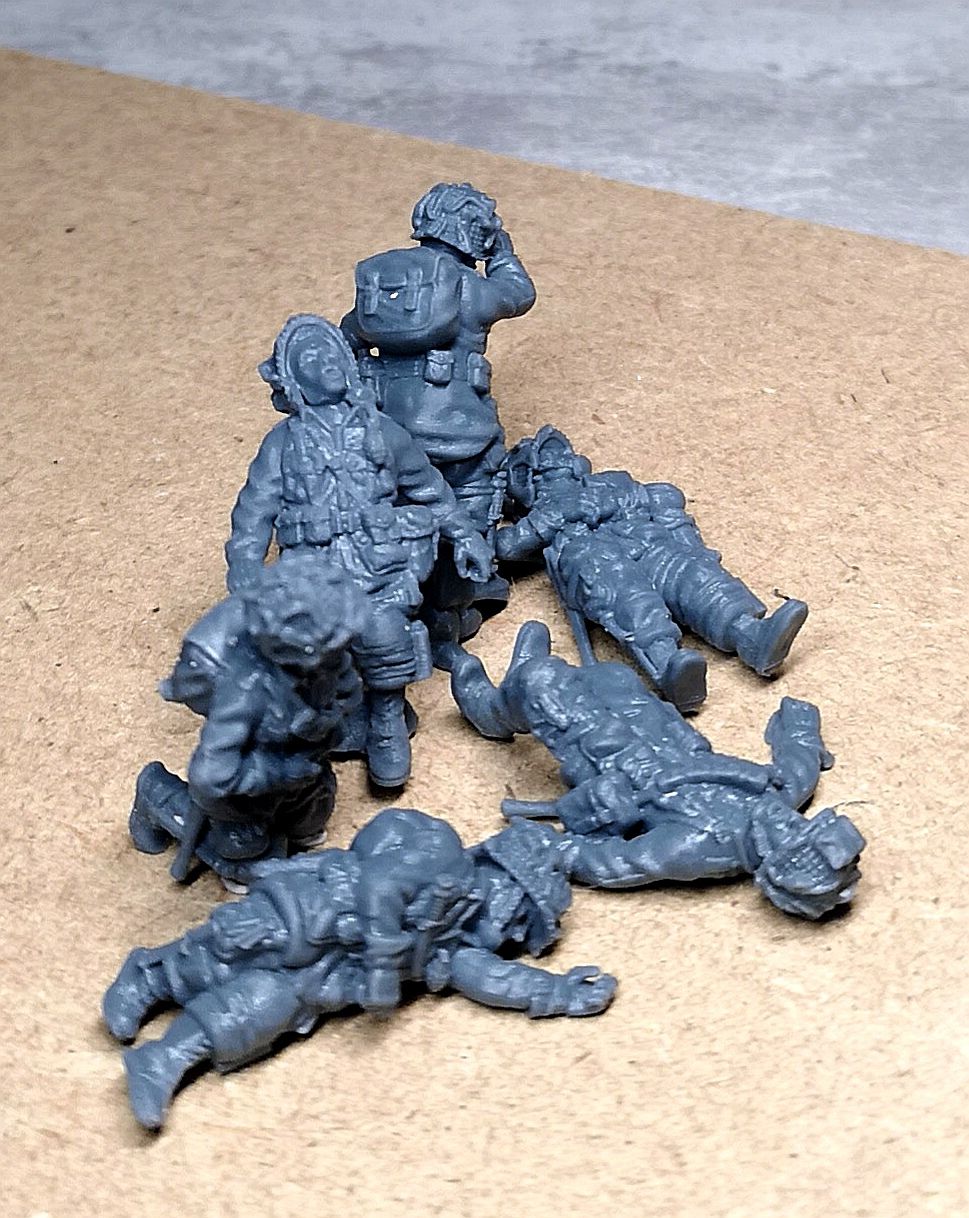 Col. Muller US Paratroopers Casualties Set 1