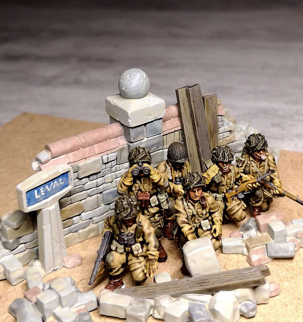 Col.Muller US Paratroppers Command Group Diorma