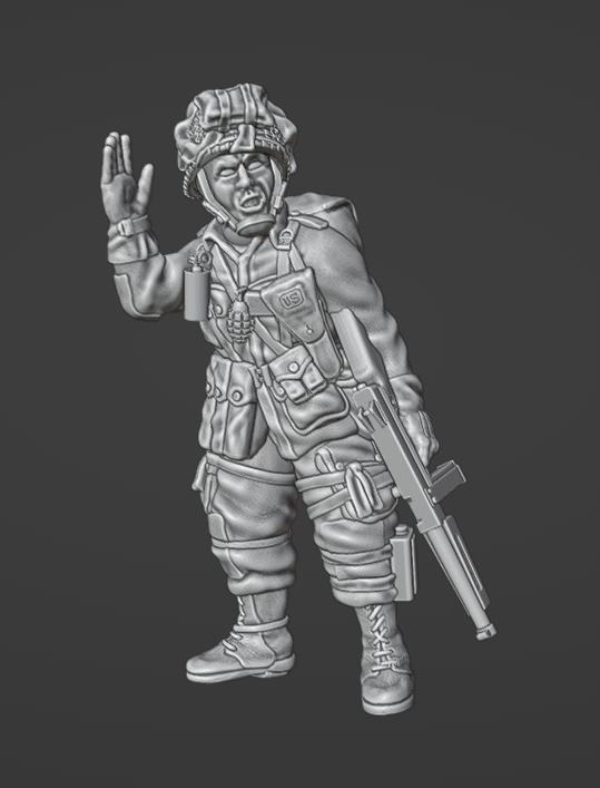 Col. Muller US Paratroopers Officer/NCO Advance Sign