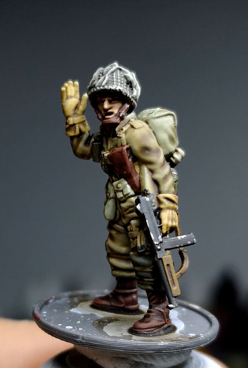 Col. Muller US Paratroopers Officer/NCO Advance Sign