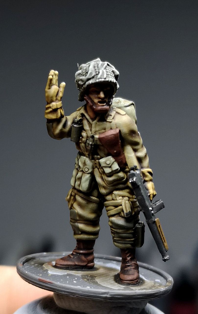 Col. Muller US Paratroopers Officer/NCO Advance Sign