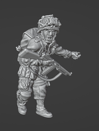 Col. Muller US Paratroopers Officer/NCO SMG & Grenade