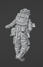 Col. Muller US Paratroopers Officer/NCO SMG & Grenade