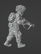 Col. Muller US US Paratroopers With BAR