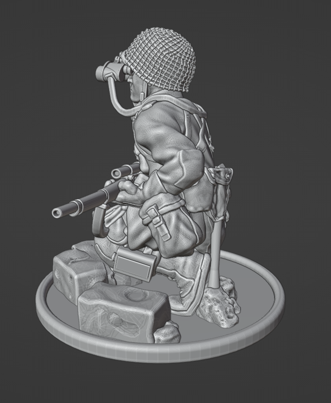 Col.Muller US Paratroopers Sniper (+3 Head Varients)