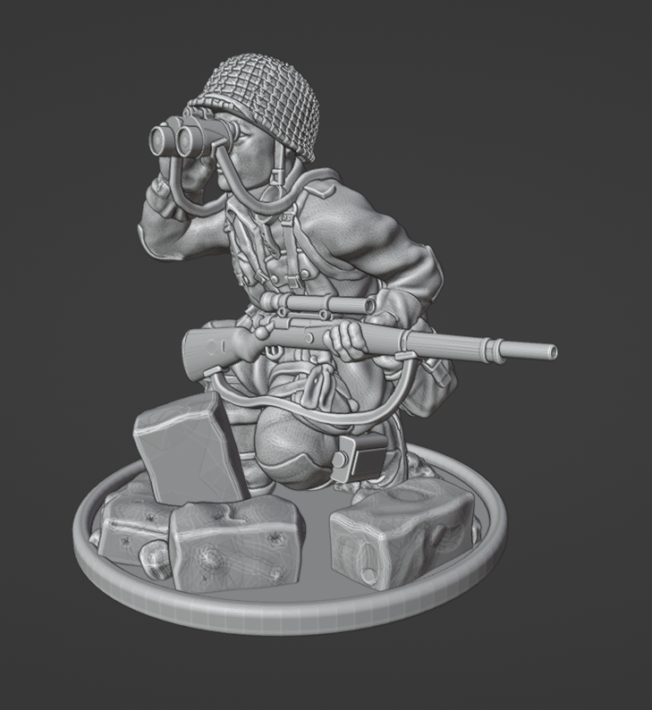 Col.Muller US Paratroopers Sniper (+3 Head Varients)