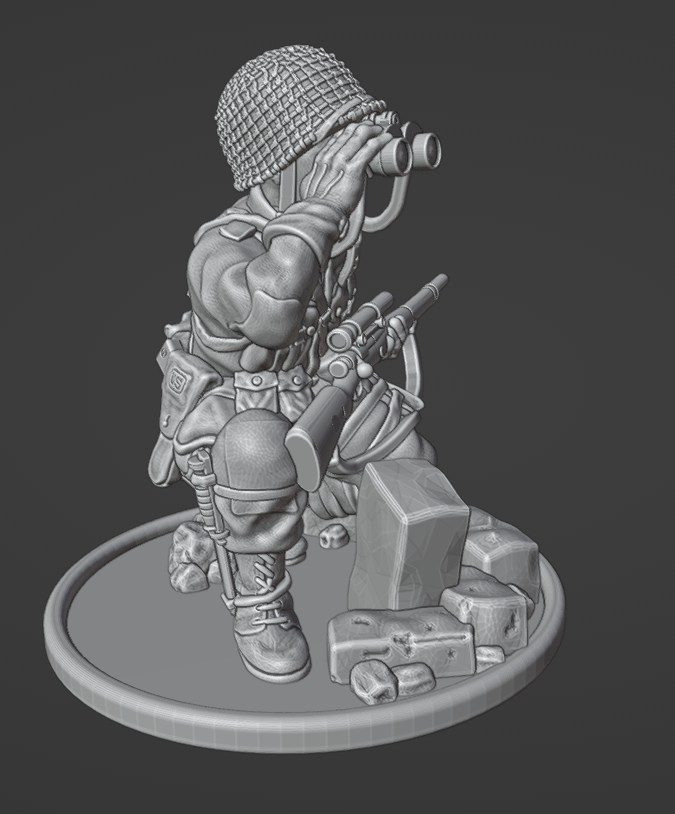Col.Muller US Paratroopers Sniper (+3 Head Varients)
