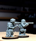 Col. Muller US Paratroopers Bazooka Team Firing