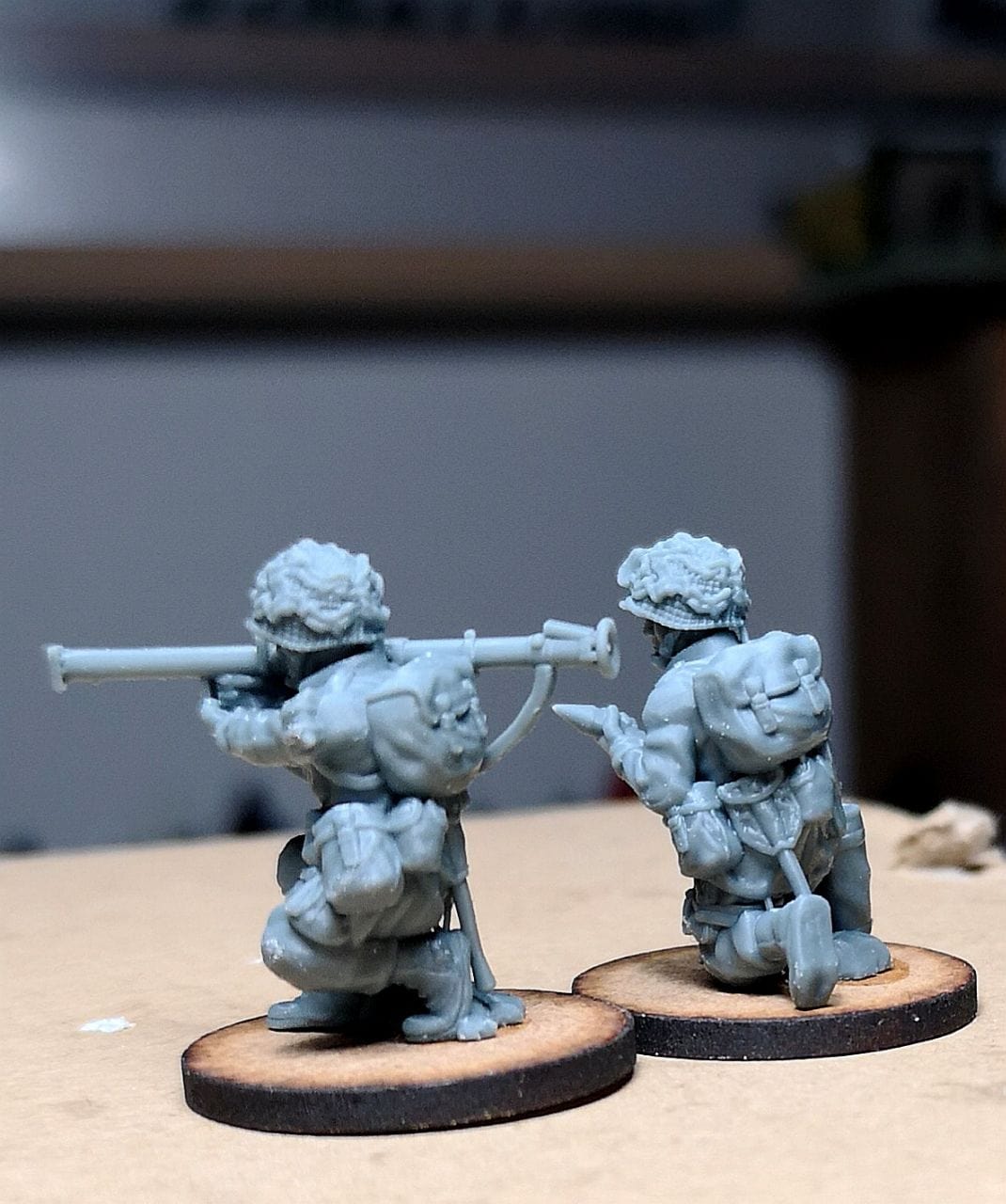 Col. Muller US Paratroopers Bazooka Team Firing