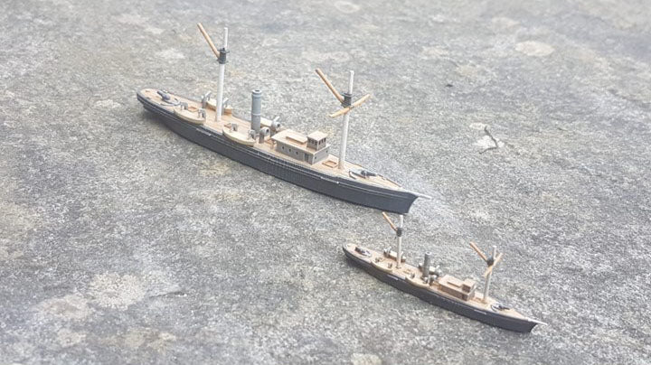 Manley LFG3D036- 1/600 USS Cambridge