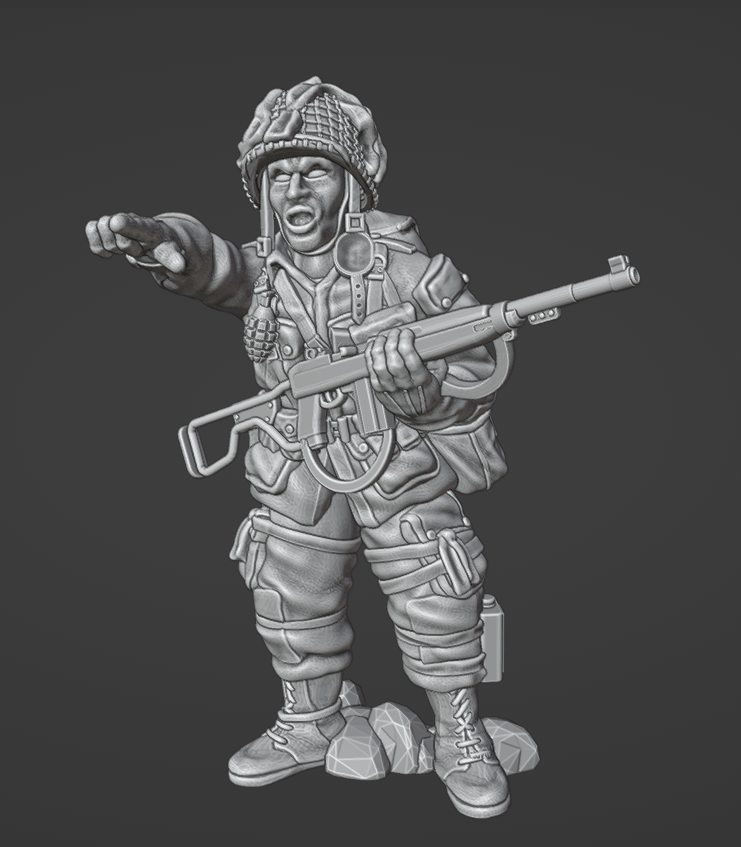 Col. Muller US Paratroopers NCO