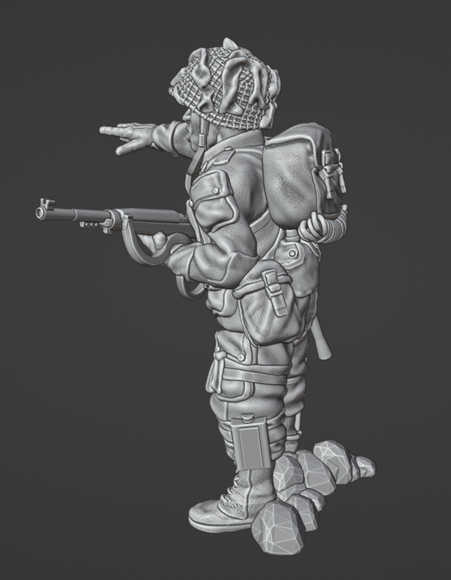 Col. Muller US Paratroopers NCO