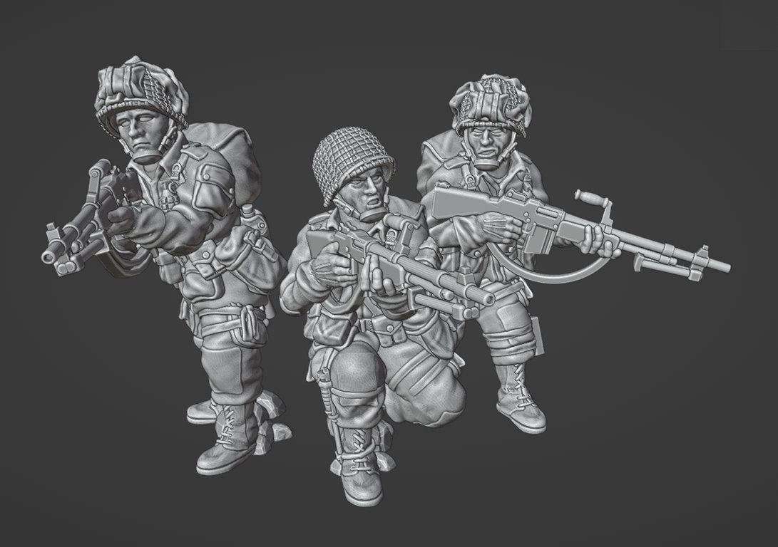 Col.Muller US Airborne Paratroopers BAR Team
