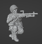 Col.Muller US Airborne Paratroopers BAR Team