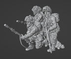Col.Muller US Paratroopers Grenade Launcher M7 Team