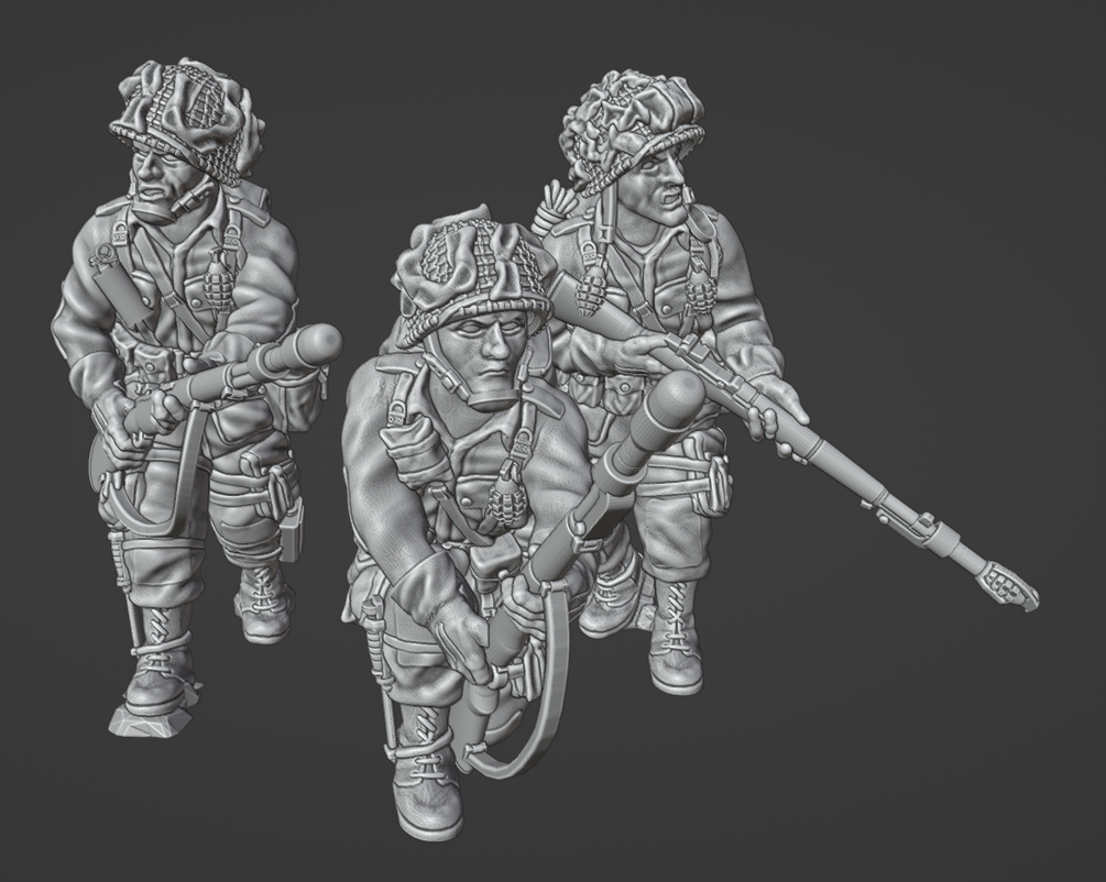 Col.Muller US Paratroopers Grenade Launcher M7 Team