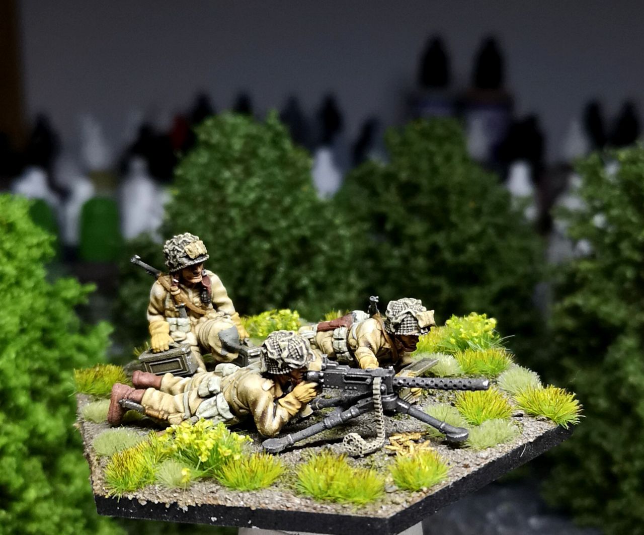Col. Muller US Paratroopers MMG M1919 .30 Caliber