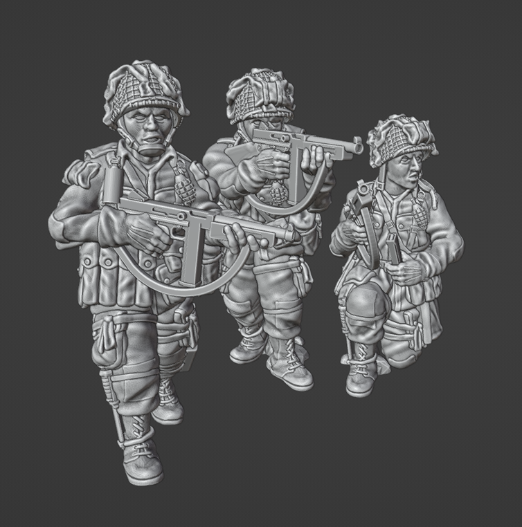 Col.Muller US Airborne Paratroopers SMG Team
