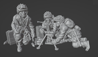 Col.Muller US Paratroopers Light Mortar and Crew