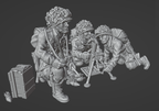 Col.Muller US Paratroopers Light Mortar and Crew