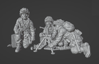 Col.Muller US Paratroopers Light Mortar and Crew