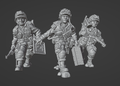 Col.Muller US Paratroopers Light Mortar and Crew Moving