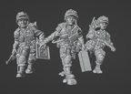 Col.Muller US Paratroopers Light Mortar and Crew Moving