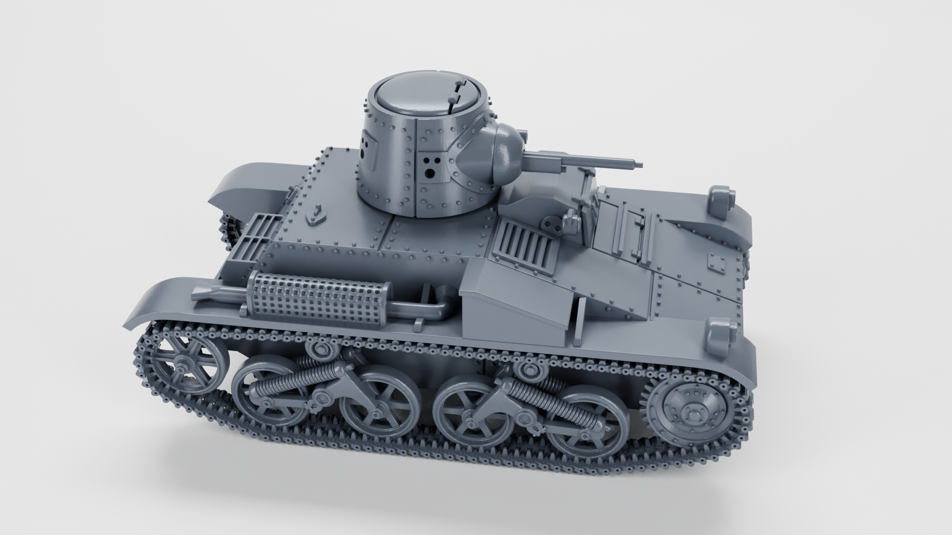 WG3D Vickers Light Tank T-15 (UK+Belgium, 1935, Interwar+WW2)