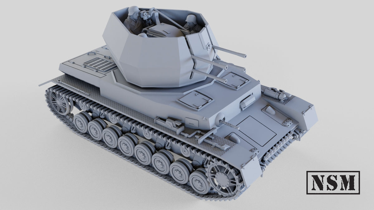 NSM Flakpanzer III & IV Ostwind (Germany, WW2)