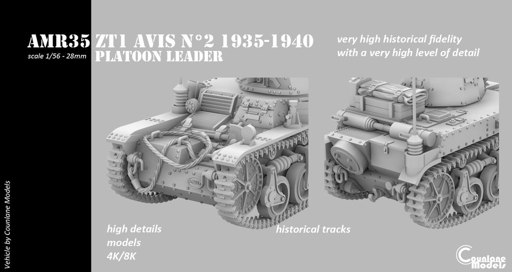 Counlane AMR35 ZT1 TSF (Platoon Leader) (France, WW2)