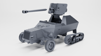 WG3D Halftrack S307(f) with 75mm PaK40 (Germany+France, WW2)