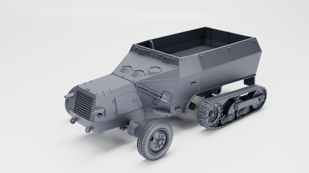 WG3D Halftrack SPW S307(f) - Ammo carrier (Germany+France, WW2)