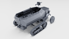 WG3D Halftrack Unic P107 U 304(F) - Radio+APC versions (Germany+France, WW2)