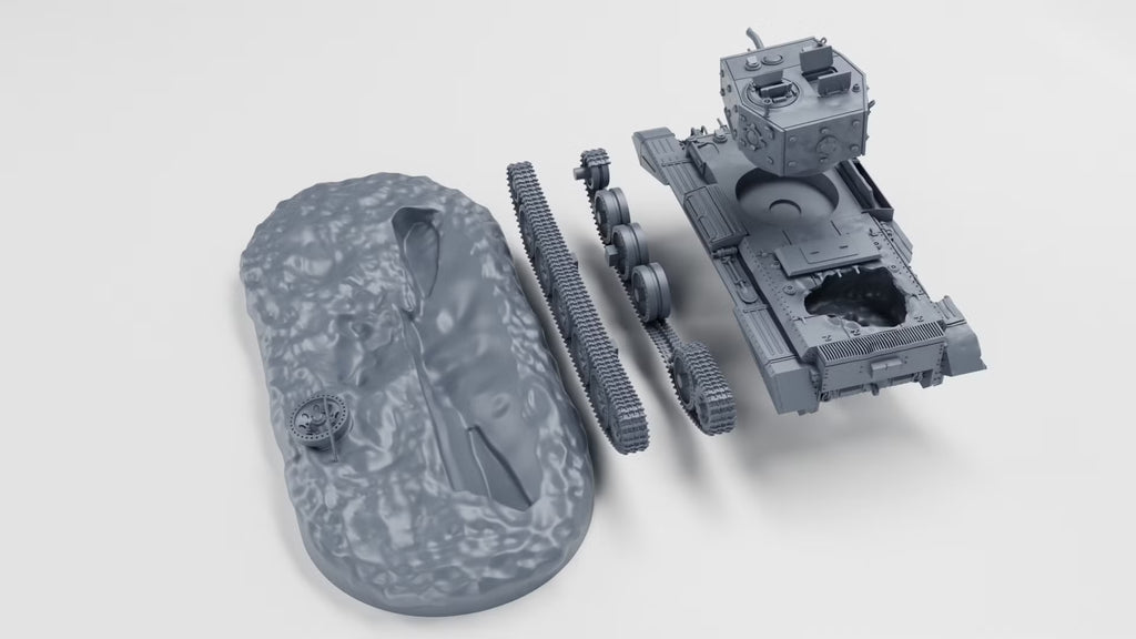 WG3D A27M  Destroyed Cromwell IV (UK, WW2)