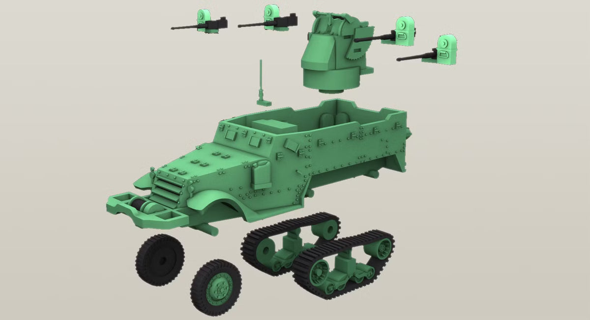 WG3D Halftrack M16A2 MGMC (USA, WW2)