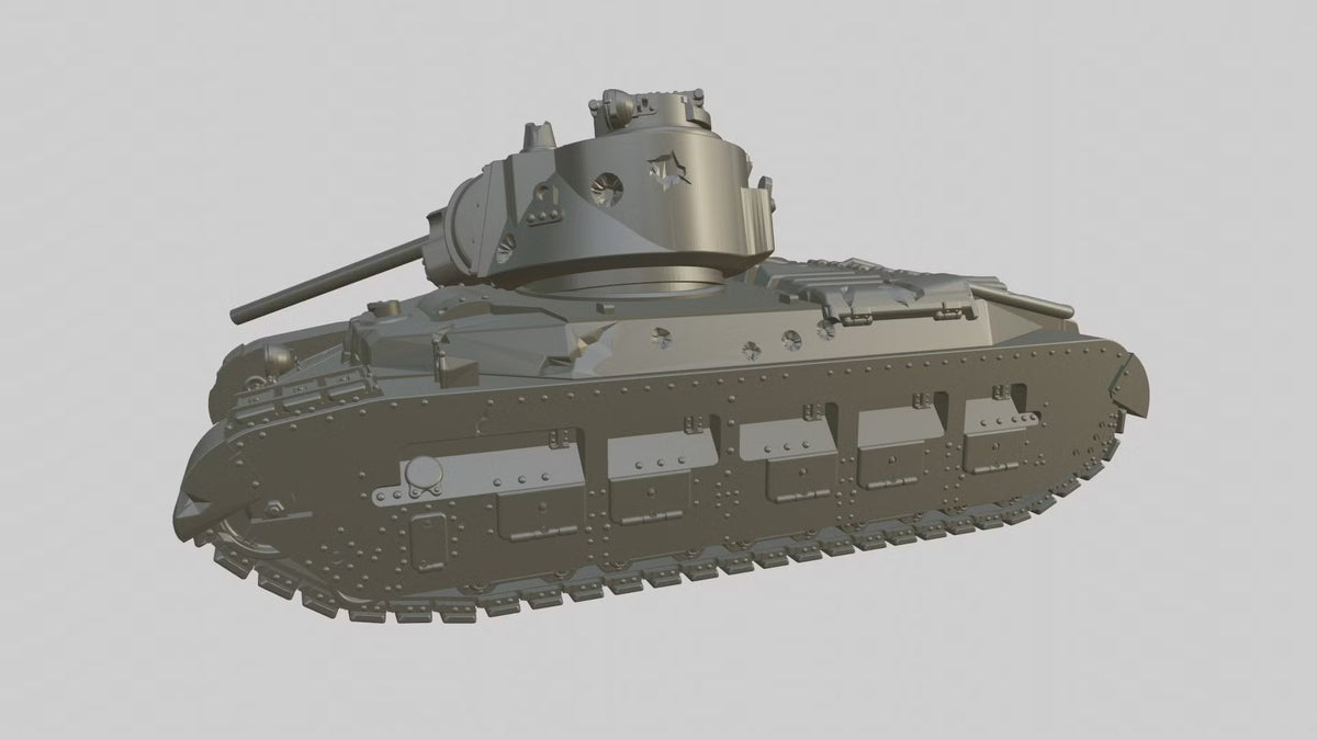 WG3D Matilda II Destroyed Tank (UK, WW2)