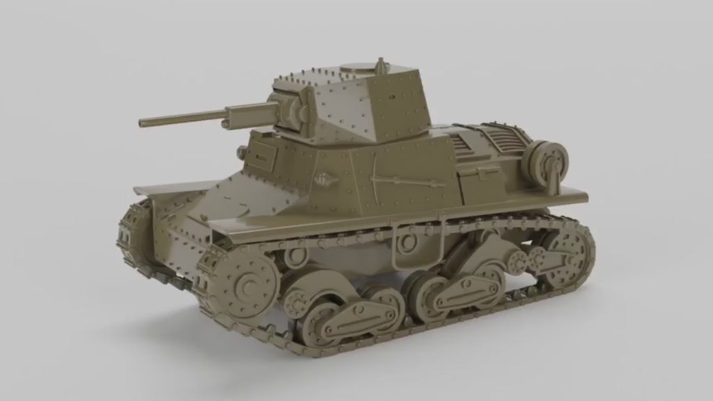 WG3D Carro Armato Leggero L6/40 + Flamethrower (Italy, WW2)