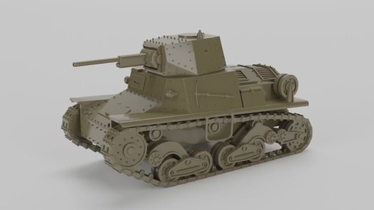 WG3D Carro Armato Leggero L6/40 + Flamethrower (Italy, WW2)