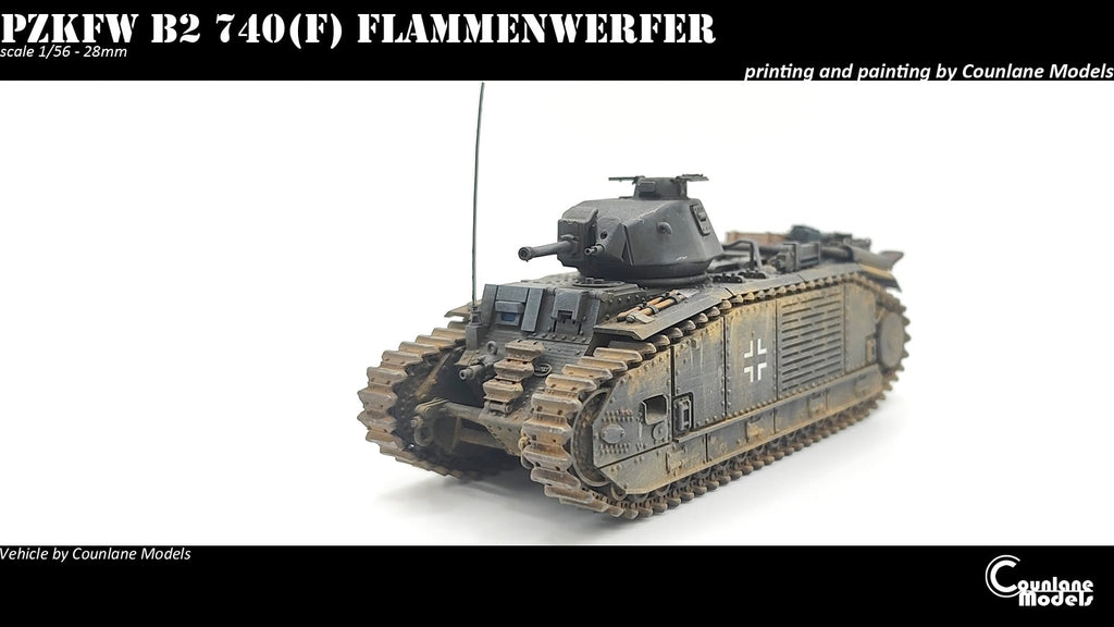 Counlane Pzkpfw B2 740(f) Flammenwerfer (Germany, WW2)