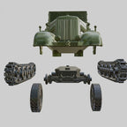 WG3D Halftrack Artillery Tractor Sd.Kfz.9 - Famo (Germany, WW2)
