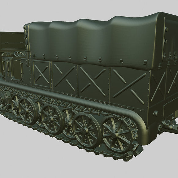 WG3D Halftrack Artillery Tractor Sd.Kfz.9 - Famo (Germany, WW2)