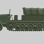 WG3D Halftrack Artillery Tractor Sd.Kfz.9 - Famo (Germany, WW2)