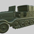 WG3D Halftrack Artillery Tractor Sd.Kfz.9 - Famo (Germany, WW2)