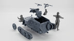 WG3D Halftrack Sd.Kfz.250/8 Leichte Schützenpanzerwagen (7.5cm kWk) (Germany, WW2)