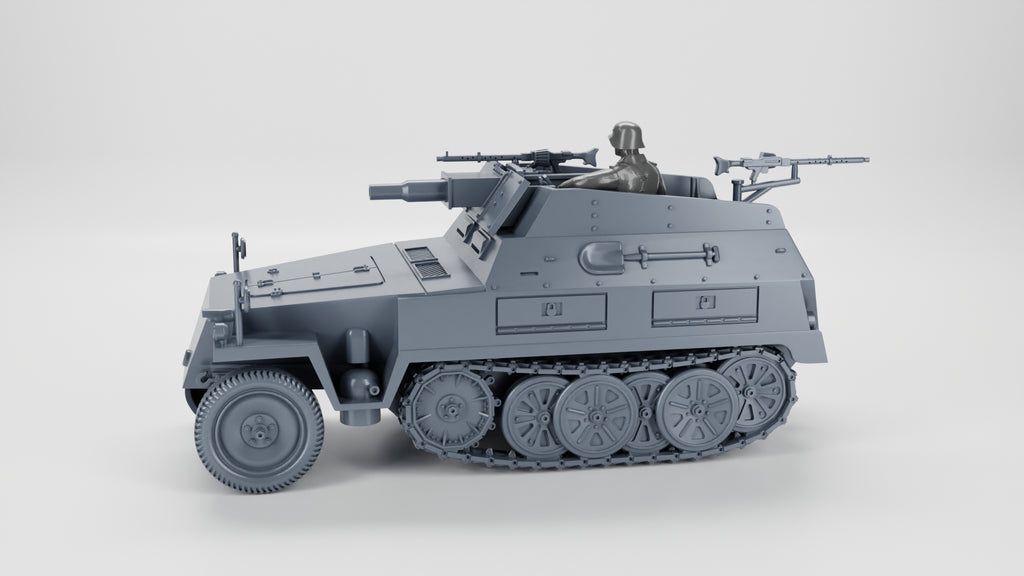 WG3D Halftrack Sd.Kfz.250/8 Leichte Schützenpanzerwagen (7.5cm kWk) (Germany, WW2)