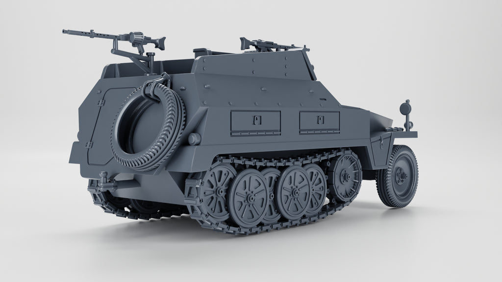 WG3D Halftrack Sd.Kfz.250/8 Leichte Schützenpanzerwagen (7.5cm kWk) (Germany, WW2)