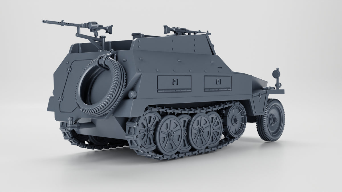 WG3D Halftrack Sd.Kfz.250/8 Leichte Schützenpanzerwagen (7.5cm kWk) (Germany, WW2)