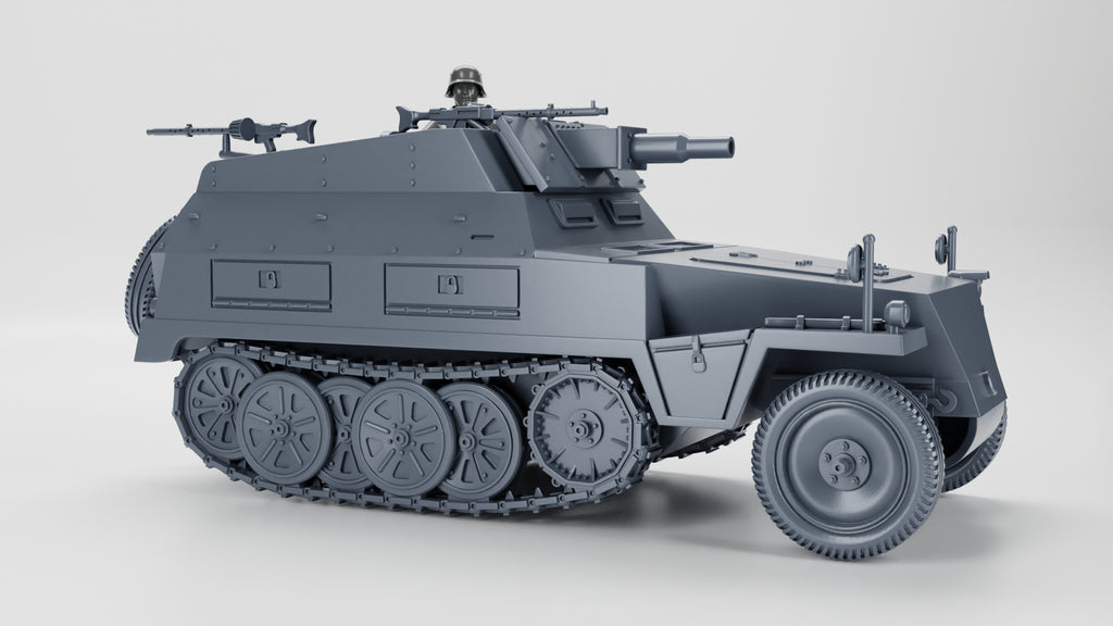 WG3D Halftrack Sd.Kfz.250/8 Leichte Schützenpanzerwagen (7.5cm kWk) (Germany, WW2)