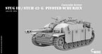 Counlane Stug III / Stuh 42 G pivoted schurzen concrete armor (Germany, WW2)